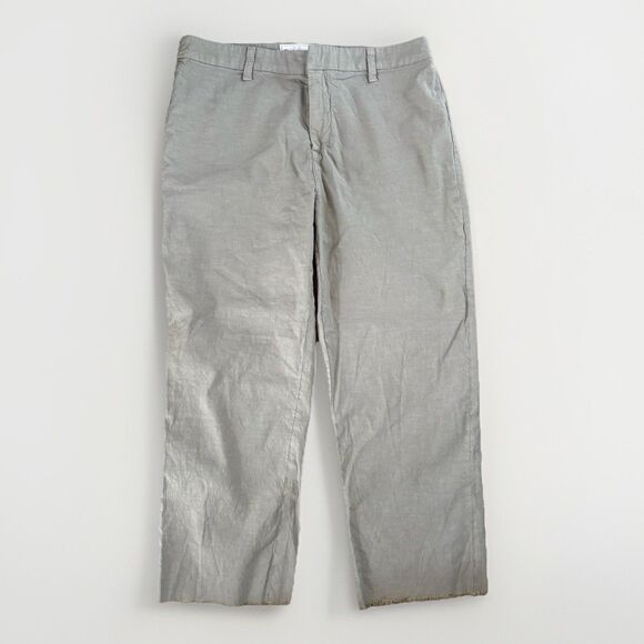Frank & Eileen Pants Womens Size 12 Kinsale Flax Linen Blend Light Sage Green - Picture 1 of 9